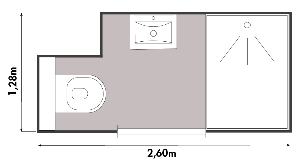 Boxi XL - plattegrond - zwart
