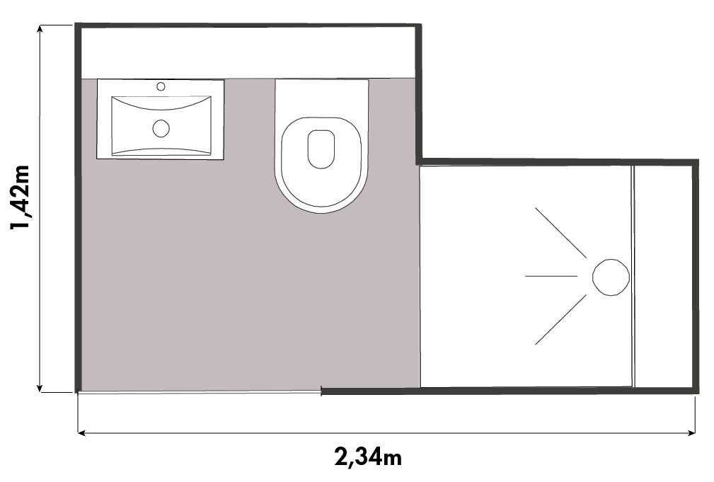 Hyoxi XL - plattegrond - zwart