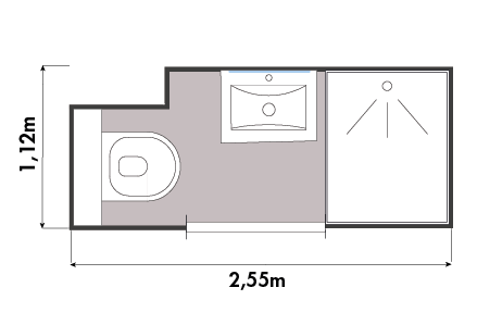 Roxi XL - plattegrond - zwart
